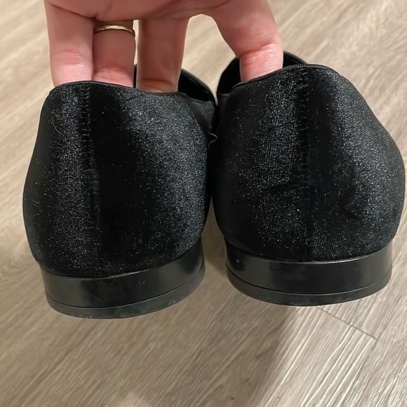 Zara Men’s Velvet Tassel Loafers 43 (10) Black Contemporary Classic Preppy - Picture 6 of 14